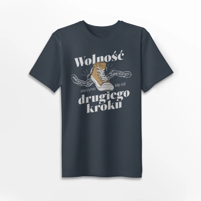 T-shirt SZARY - Drugi Krok (Unisex)